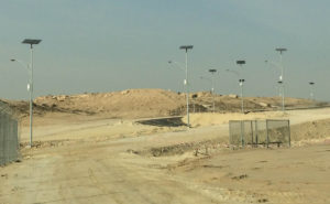 Aramco solar street light project dammam KSA
