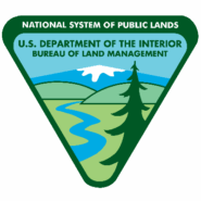 the bureau of land management California logo. The bureau of land management installs Solar Lighting International, Inc. lights.