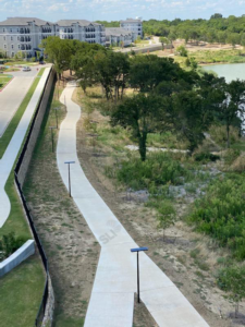 Luxury HOA Solar LED lighting Installation Texas