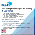 X-LED Series Product Warranty