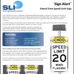pdf of the of the Sign Alert School Zone Speed Limit Sign