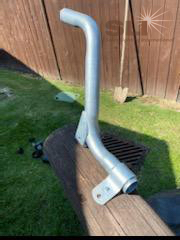 Solar LED wood pole retrofit