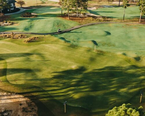 Overhills Southern Pines 2023 Marsh - 3 putting green lights solar powered